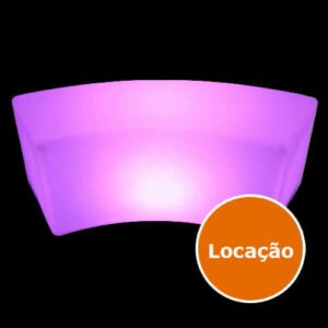 Puff de led Curvo - LOCAÇÃO