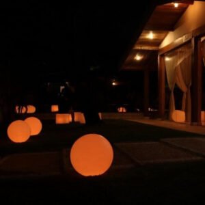 Esfera de 50cm para jardim decorativa