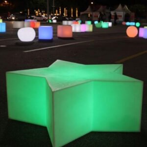 Puff de Led - Estrela 92cm - Locação
