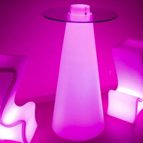 Mesa Bistro Peak cone de led