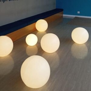 Esfera de led 60cm aérea ou chão