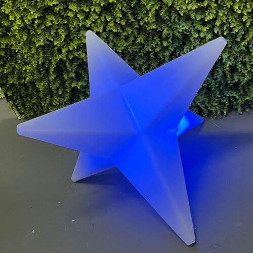 Estrela pendente de led
